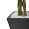 6.5ft. UV Resistant Ficus Artificial Tree in Slate Planter